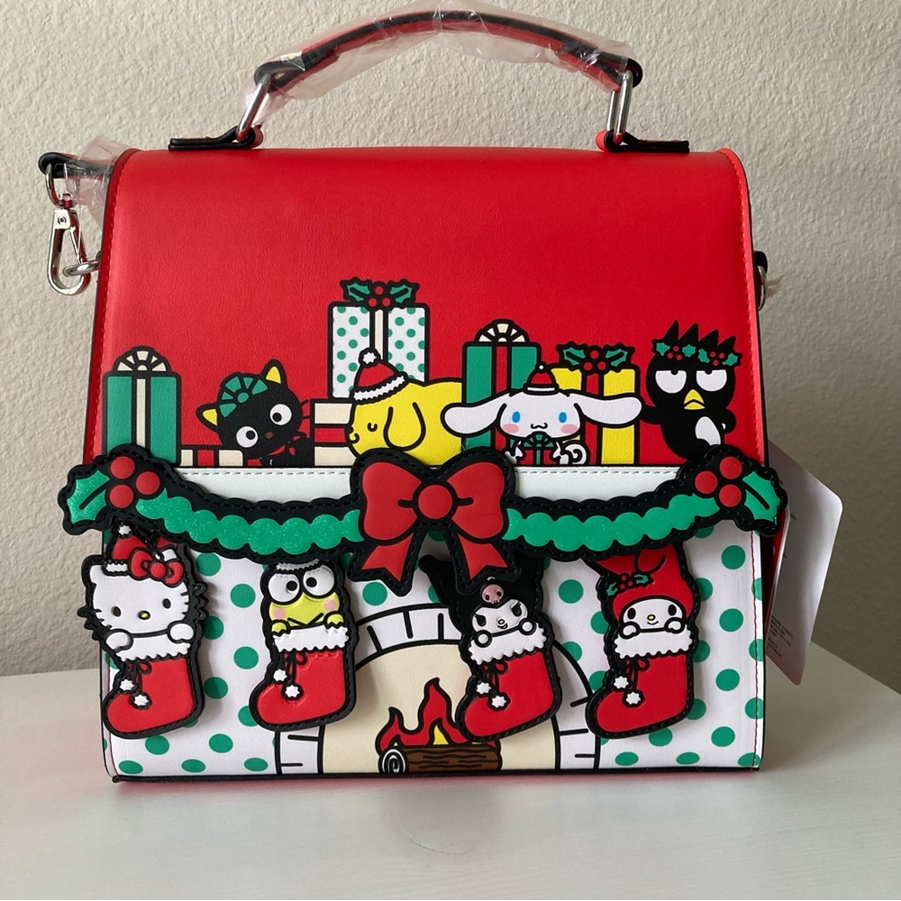 Loungefly Hello Kitty Christmas Crossbody